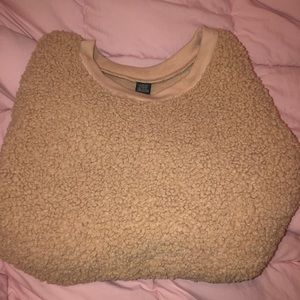 Comfiest and fluffy tan sweater NWT